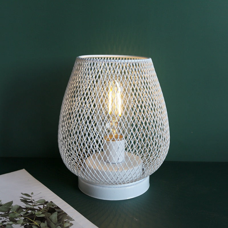 Retro Iron Art Table Lamp by "BellaAventure"