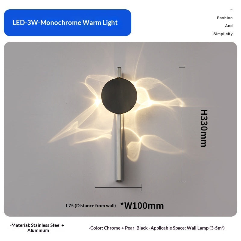 Rotating Wall Lamp by "BellaAventure"