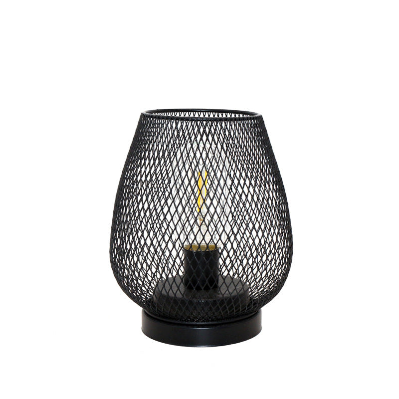 Retro Iron Art Table Lamp by "BellaAventure"